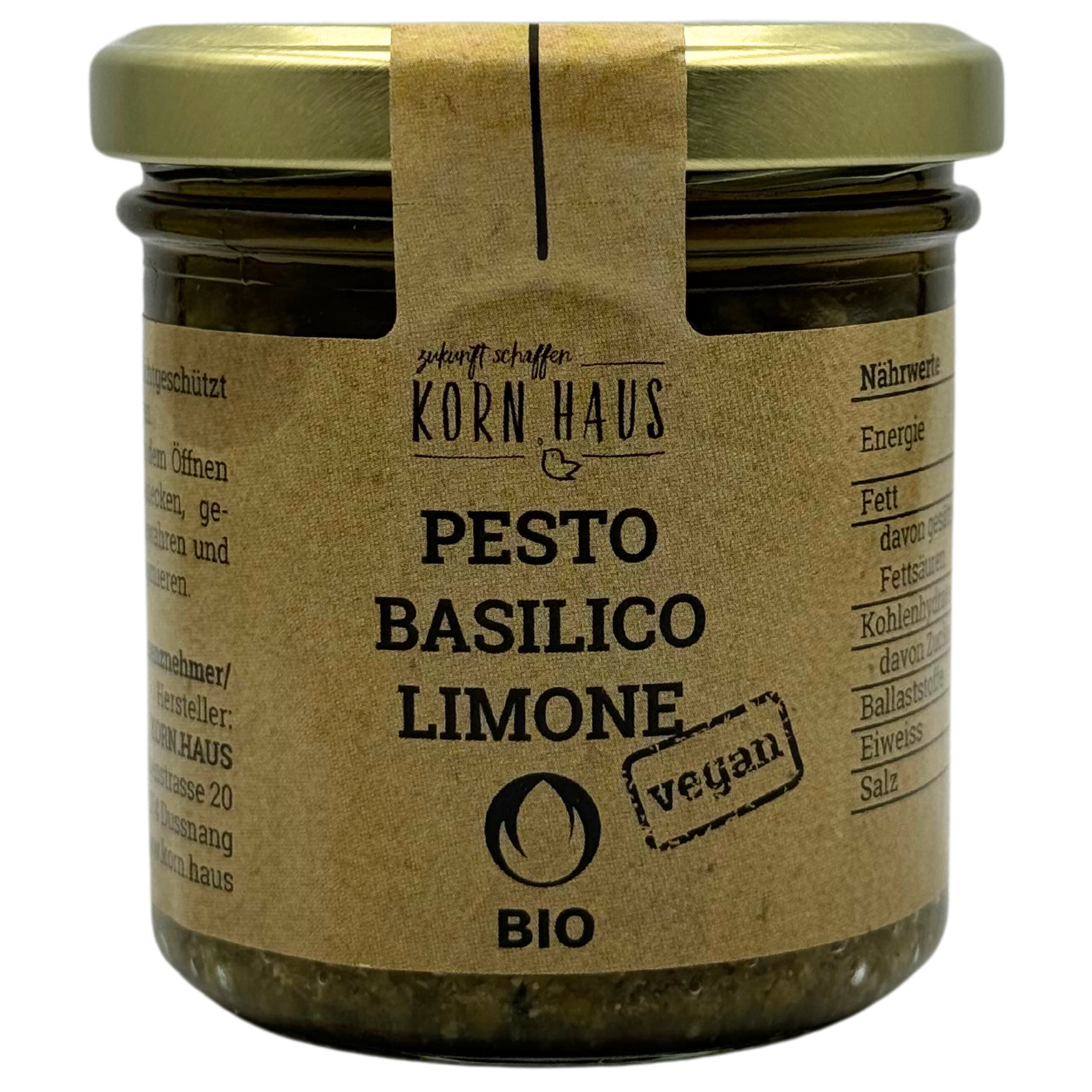 KORN.HAUS Bio-Pesto Basilico-Limone, pasteurisiert