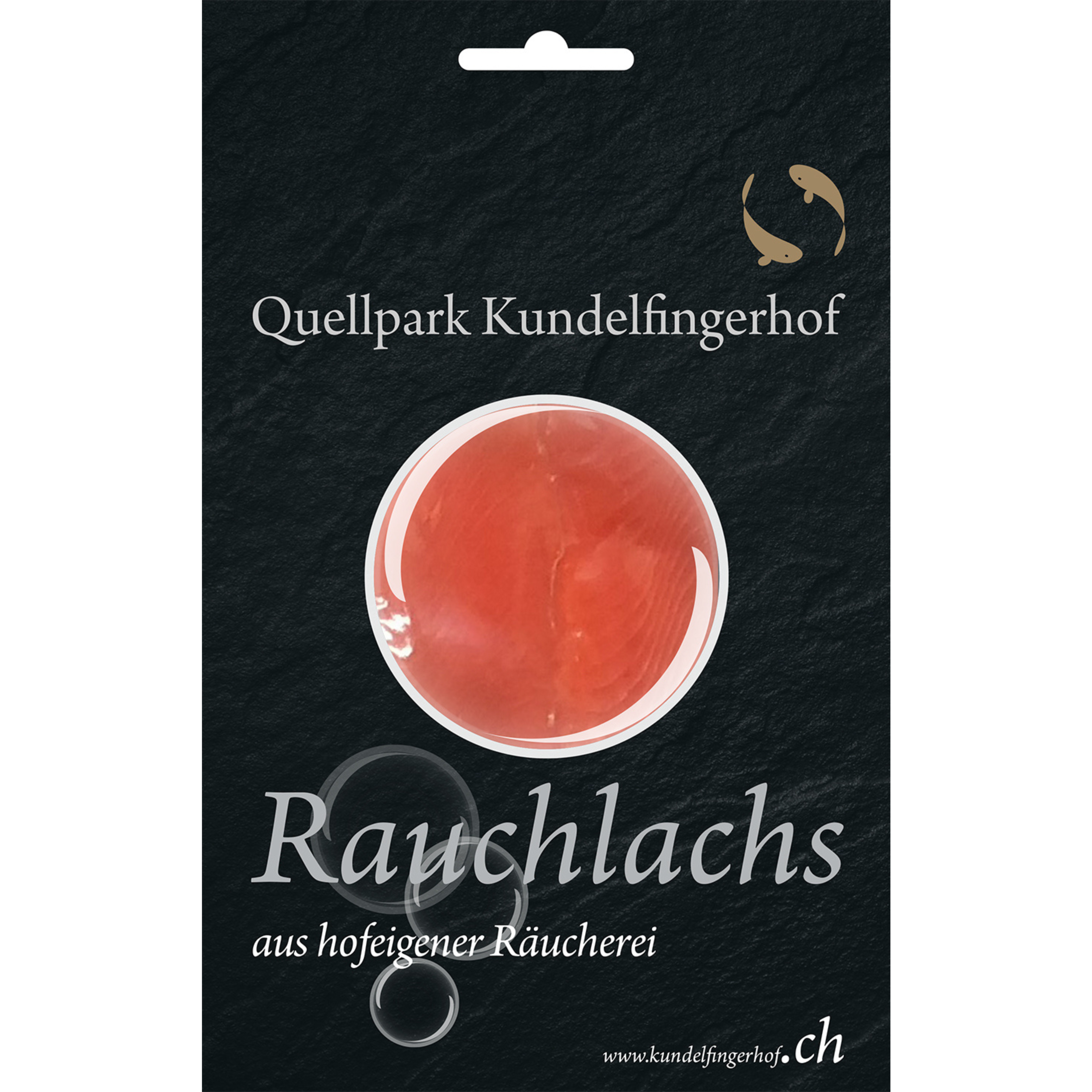 Kundelfinger Rauchlachs "Label Rouge", hausgeräuchert, fein geschnitten