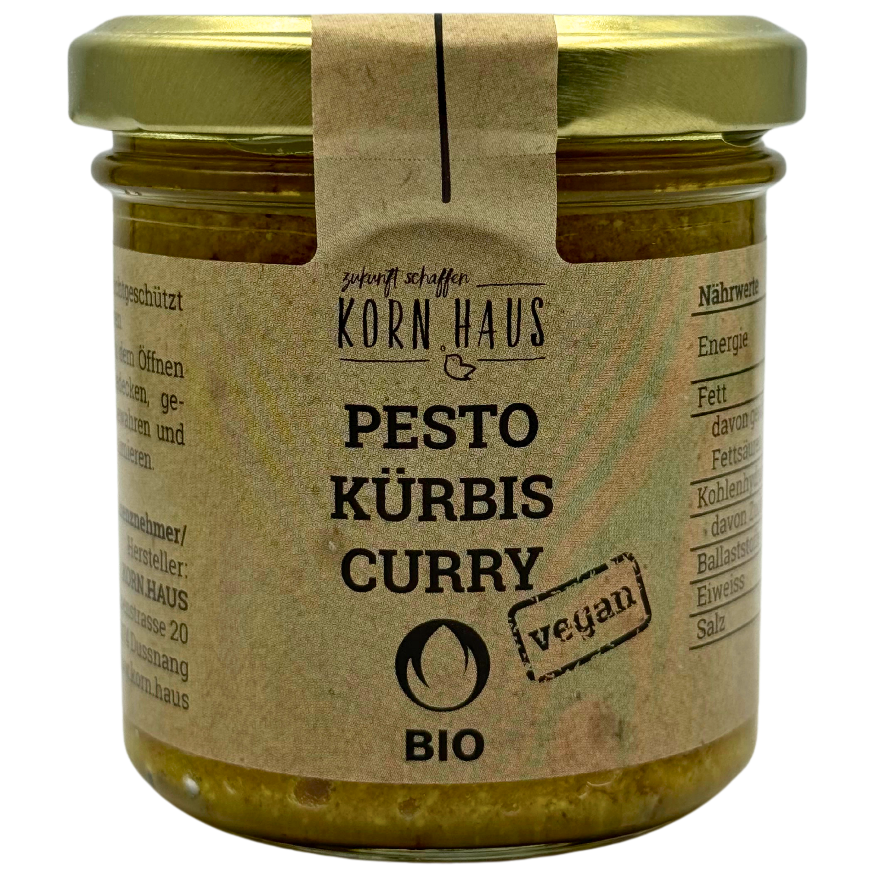 KORN.HAUS Bio-Pesto Kürbis-Curry, pasteurisiert