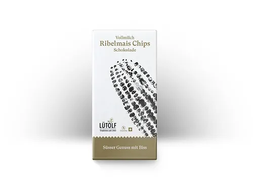 Vollmilch Ribelmais Chips Schokolade